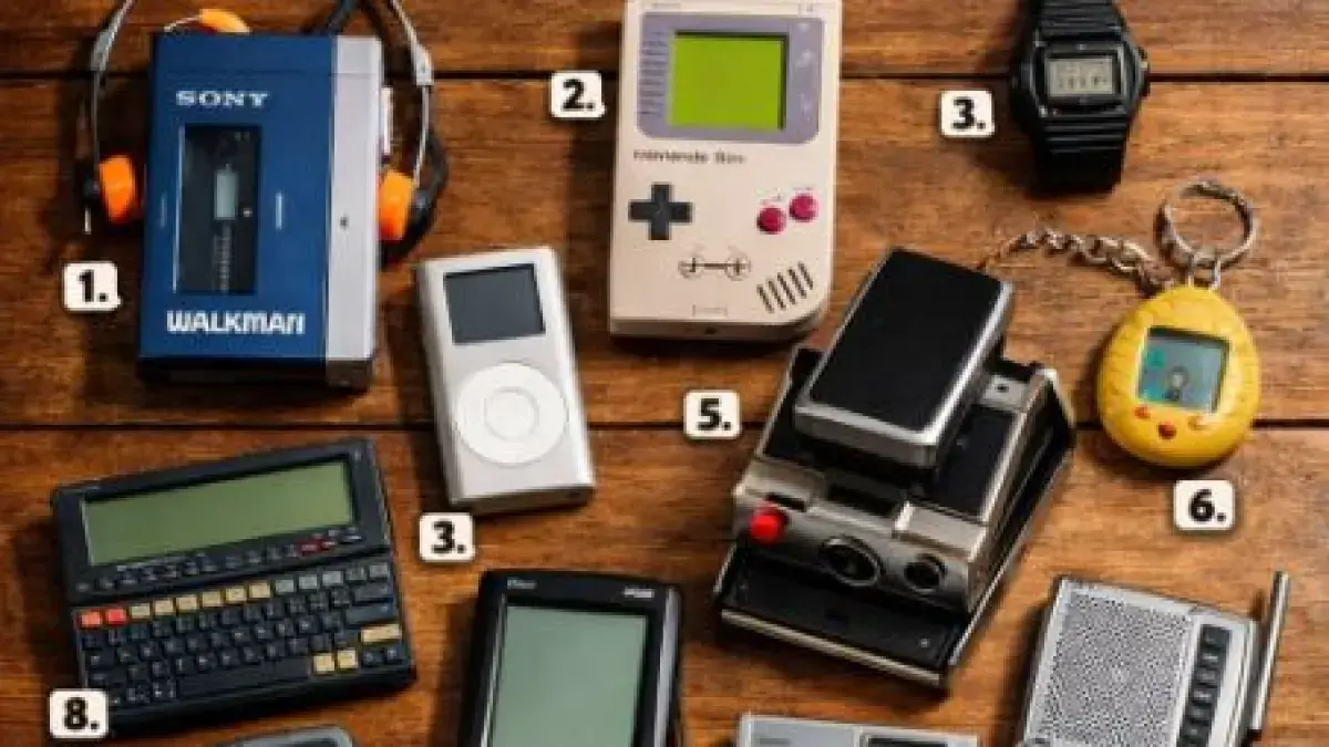 Ilustrasi gadget retro