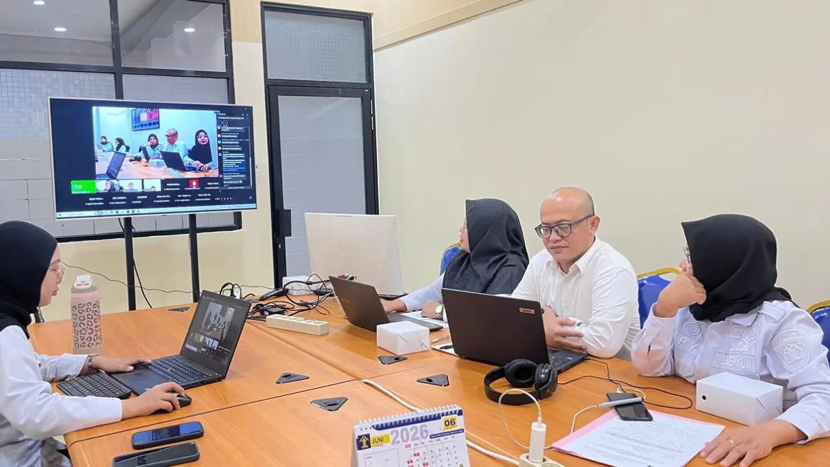 Kanwil Kemenkum Kalbar mendampingi pemerintah daerah dalam proses Masa Sanggah Penilaian Indeks Reformasi Hukum (IRH) Tahun 2026 pada Rabu (24/6). (DOK KANWIL KEMENKUM KALBAR)