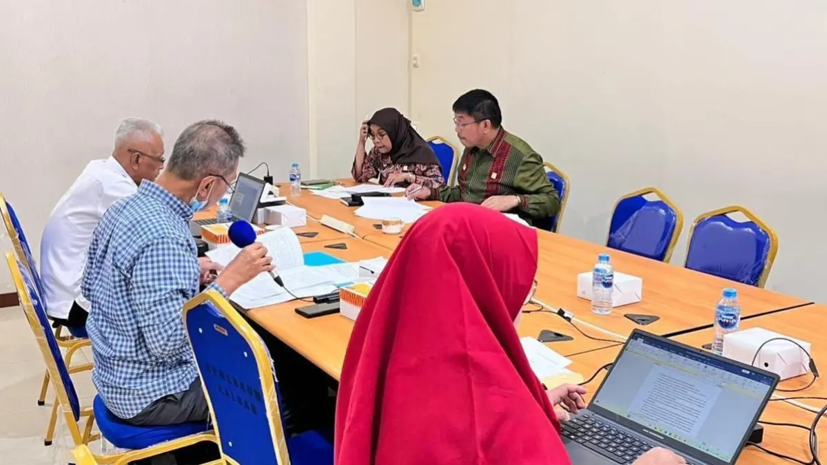 Kanwil Kemenkum Kalbar menggelar rapat MKNW pada Kamis (25/6). (DOK KANWIL KEMENKUM KALBAR)