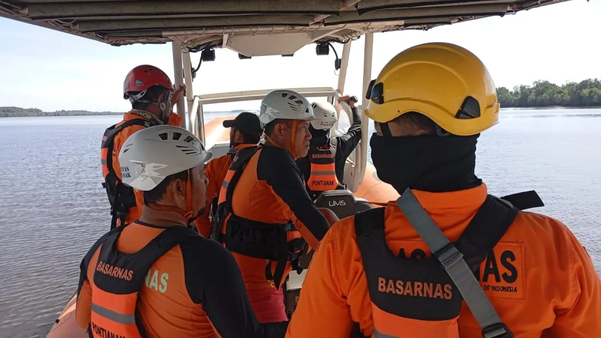 Tim SAR Gabungan akhirnya mengentikan pencarian Sulyadi, 41, yang diduga diterkam buaya saat memancing setelah tujuh hari pencarian pada Senin (29/6). (ISTIMEWA)