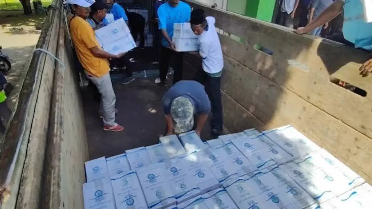 Air Zamzam siap didistribusikan ke tanah air (DOK JAWA POS)  