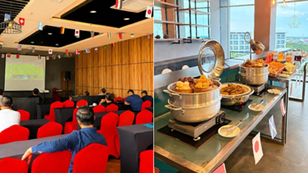 Nobar Pesta Bola Dunia 2026 di Swiss-Belinn Singkawang