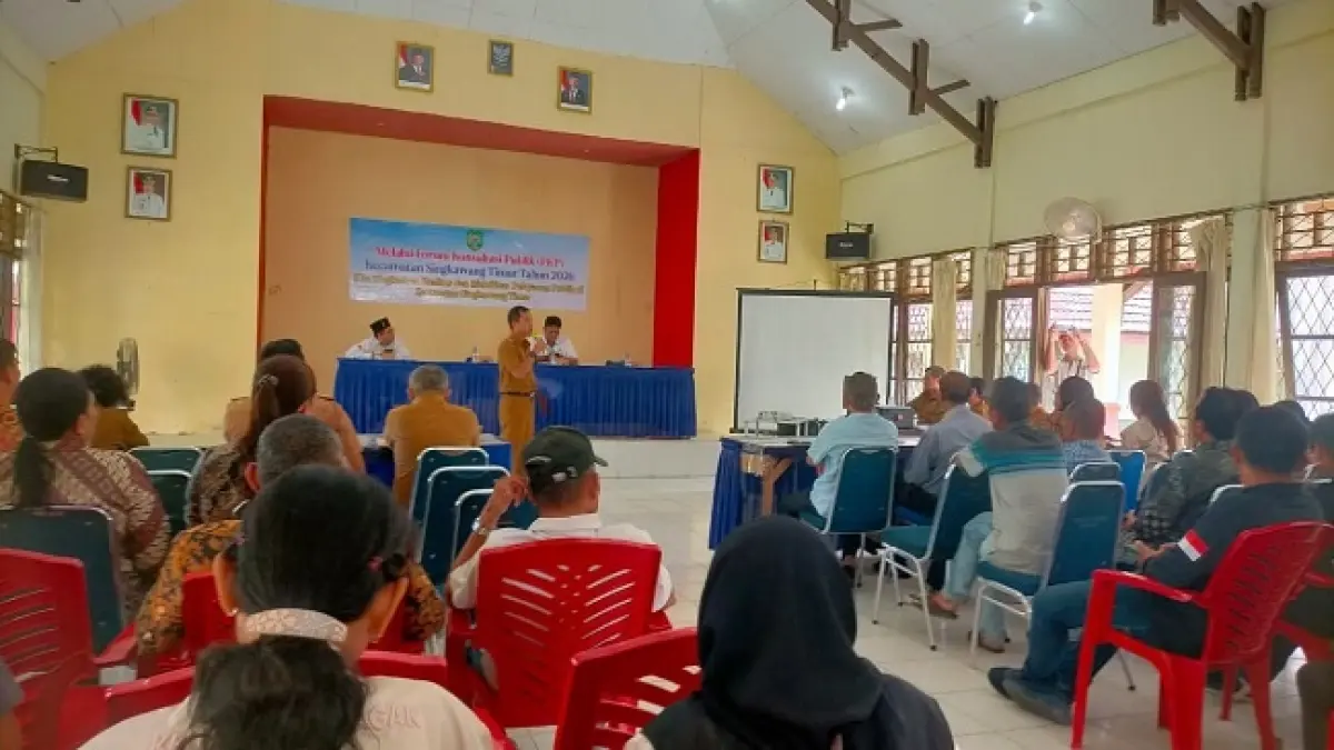 Forum Konsultasi Publik (FKP) Kecamatan Singkawang Timur. (ISTIMEWA)