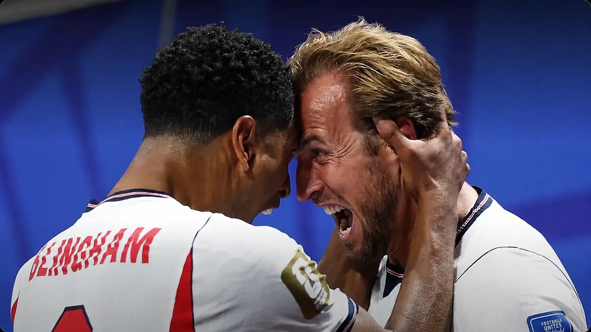 Harry Kane mencetak dua gol untuk membawa Inggris bangkit mengalahkan DR Kongo 2-1 dan melaju ke babak 16 besar Piala Dunia 2026. (X@FIFAWorldCup)