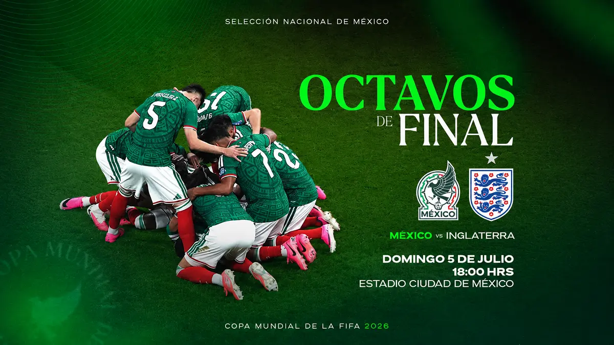 Stadion Azteca kembali menjadi panggung laga besar saat Meksiko menjamu Inggris pada babak 16 besar Piala Dunia 2026. (IG@miseleccionmx)