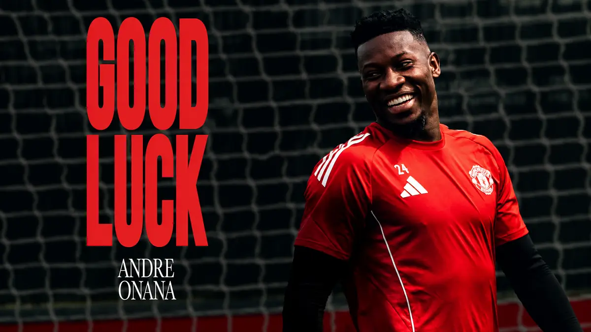 Andre Onana kembali memperkuat Trabzonspor dengan status pinjaman dari Manchester United hingga akhir musim 2026/2027. (Dok. MU)

