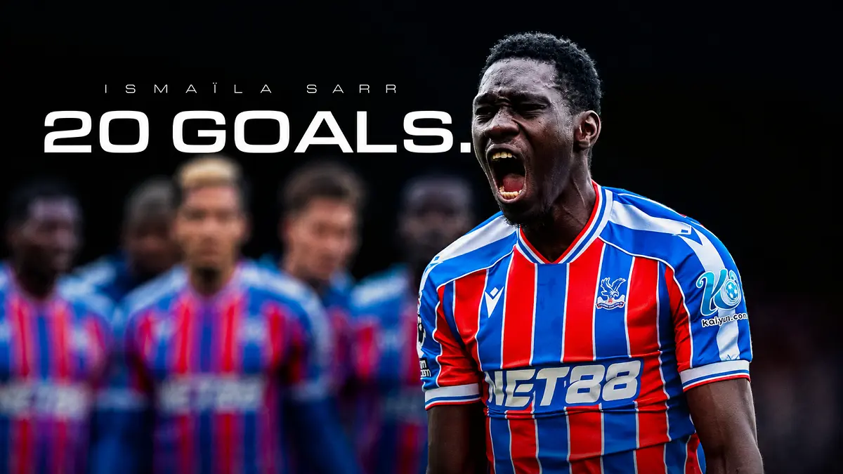 Ismaila Sarr menjadi target baru Manchester United setelah tampil gemilang bersama Crystal Palace dan Senegal. (IG@ismaila_sarr_18)