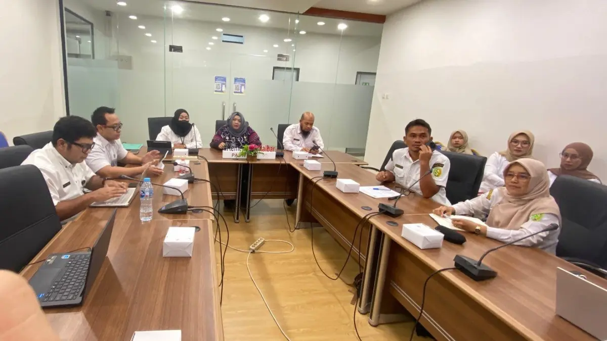 Kanwil Kemenkum Kalbar menggelar rapat harmonisasi Raperda RTRW 2026-2046 Kabupaten Sambas pada Rabu (1/7). (DOK KANWIL KEMENKUM KALBAR)