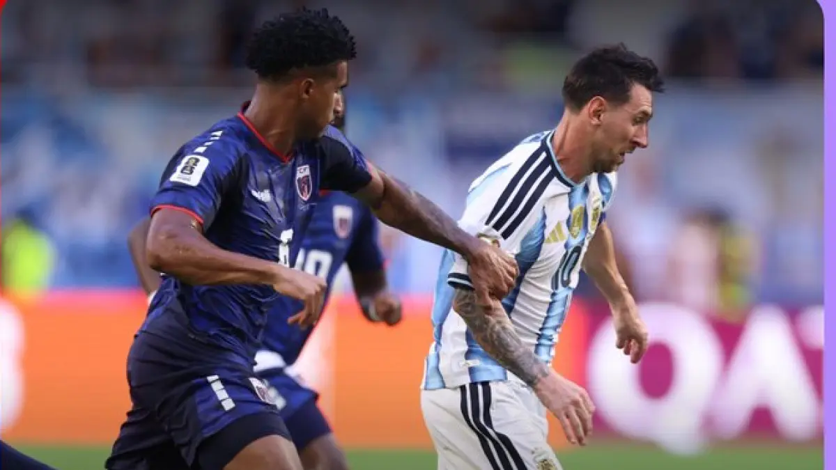 Argentina menyingkirkan Tanjung Verde 3-2 pada babak 32 besar Piala Dunia 2026 dengan susah payah. (X@FIFAWorldCup)