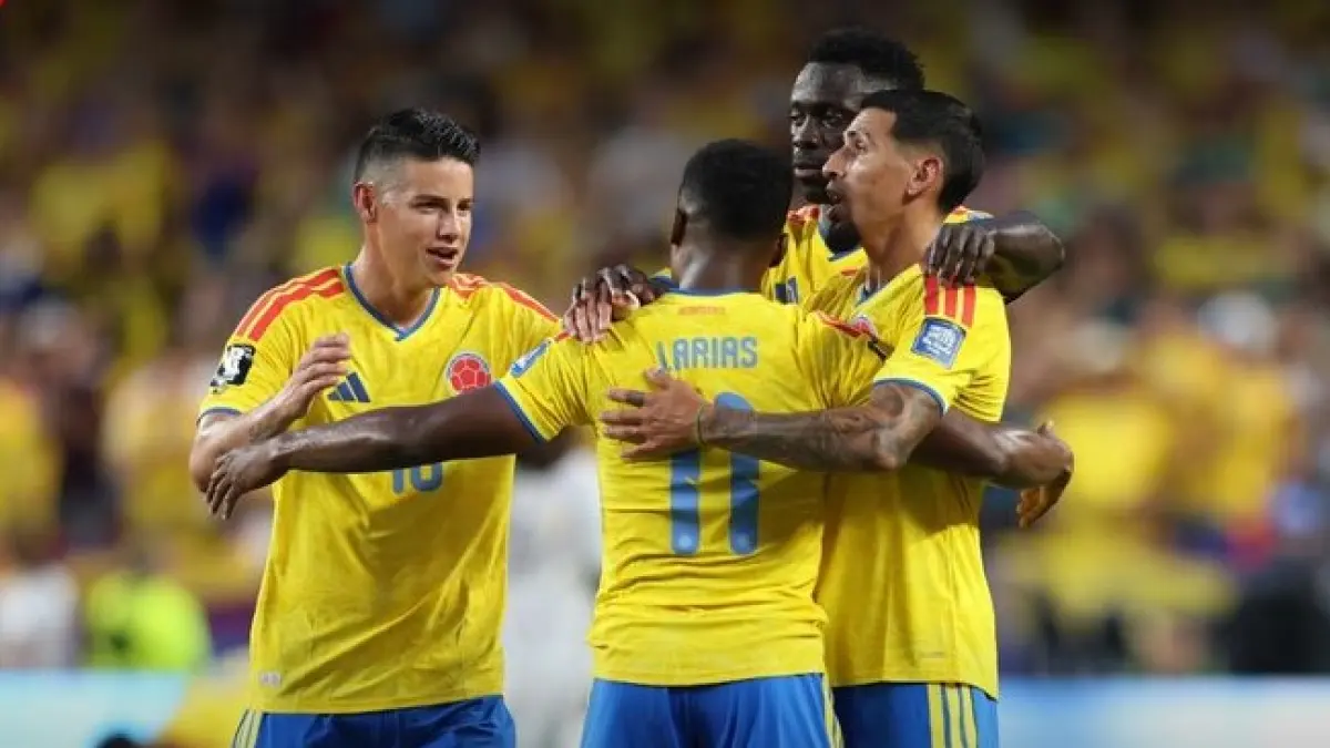 Jhon Arias membawa Kolombia menembus babak 16 besar usai menaklukkan Ghana 1-0. (X@FIFAWorldCup)