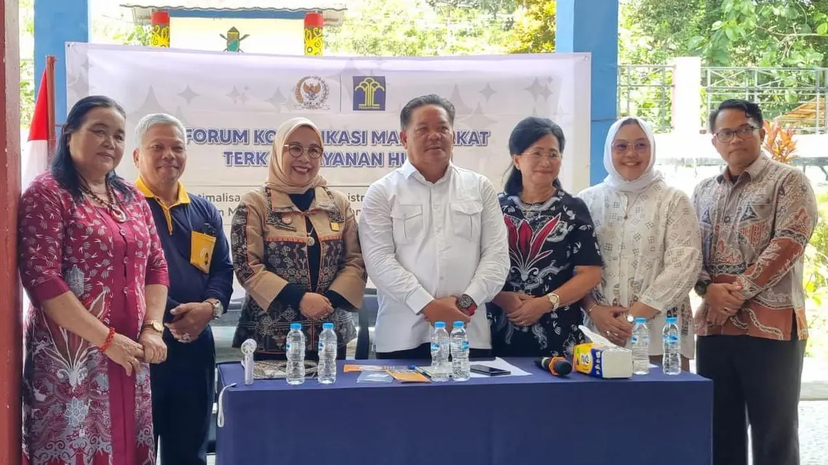Kanwil Kemenkum Kalbar menggelar forum komunikasi masyarakat bersama UMKM Kabupaten Sanggau pada Kamis (2/7). (DOK KANWIL KEMENKUM KALBAR)