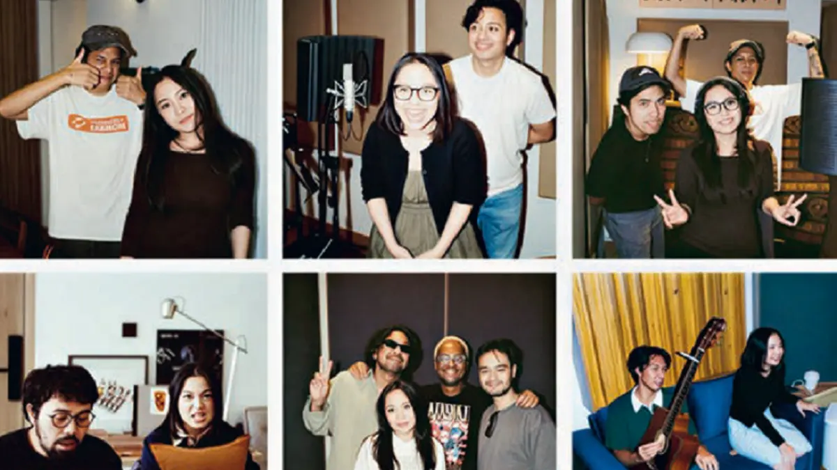 Para musisi dan produser yang terlibat dalam album kedua Bernadya (RYUTARO TSUKATA (BERNADYA)/DOK JAWAPOS)