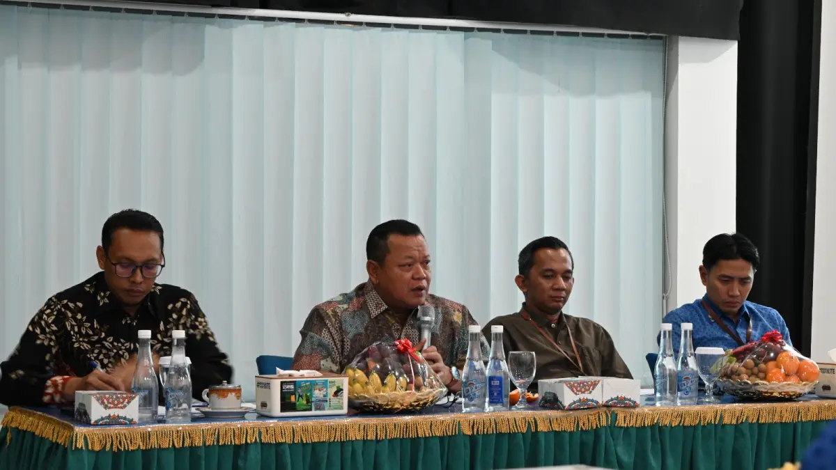 Direktur Utama Bank Kalbar, Rokidi saat memberikan arahan. (DOK BANK KALBAR)