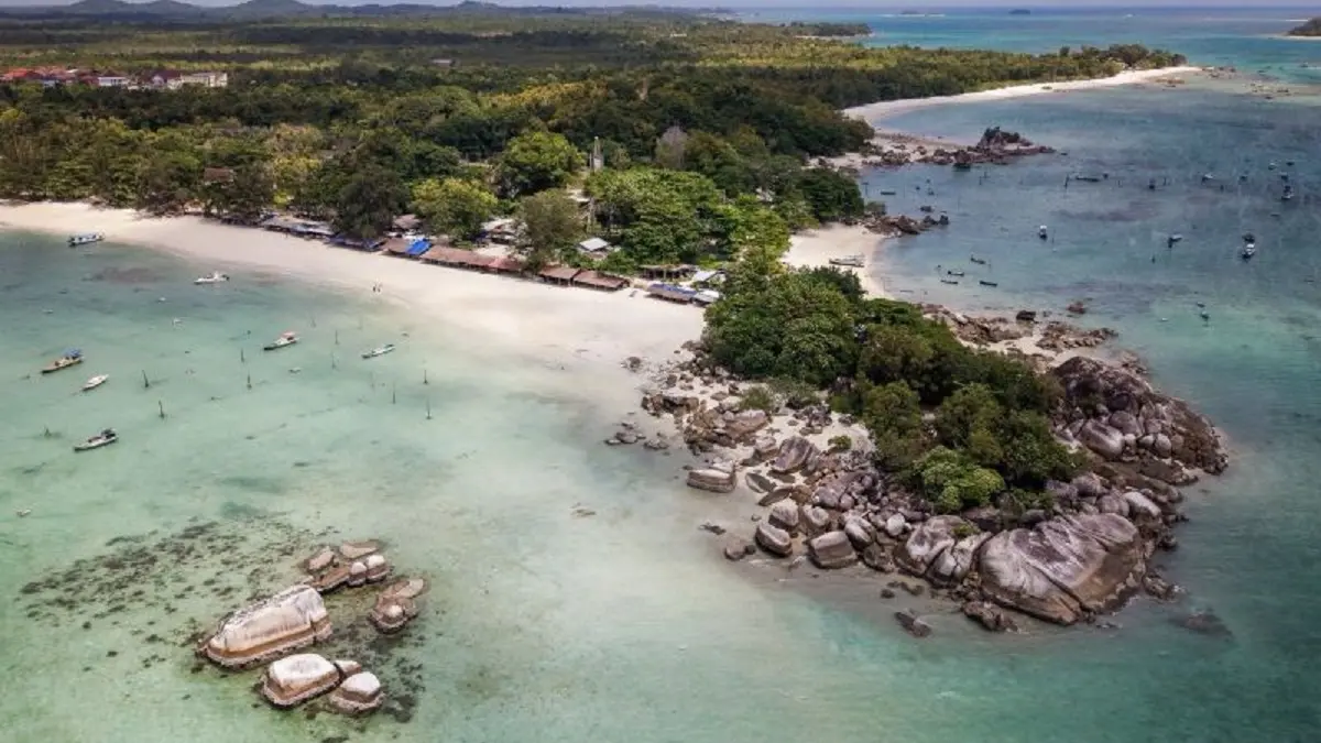 Ilustrasi suasana di Kawasan Ekonomi Khusus (KEK) Tanjung Kelayang, Belitung. (ANTARA/HO-Kementerian Pariwisata)