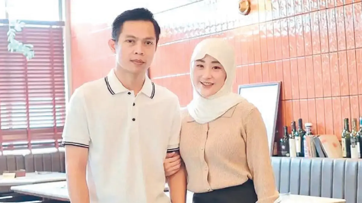 Larissa Chou bersama Ikram Rosadi (INSTAGRAM LARISSA CHOU)