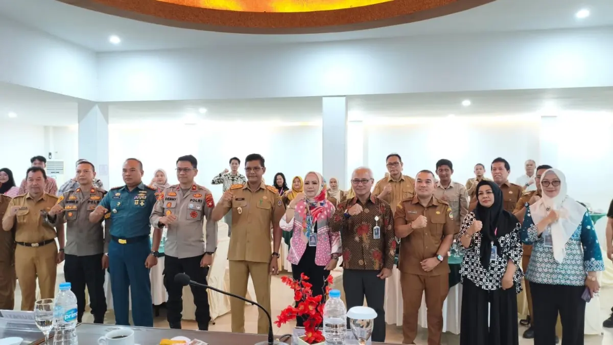 Kegiatan FGD Pemetaan Sosial Ekonomi Desa Pelapis, Kecamatan Kepulauan Karimata, di Mahkota Hotel Sukadana, Senin (6/7). (IST)