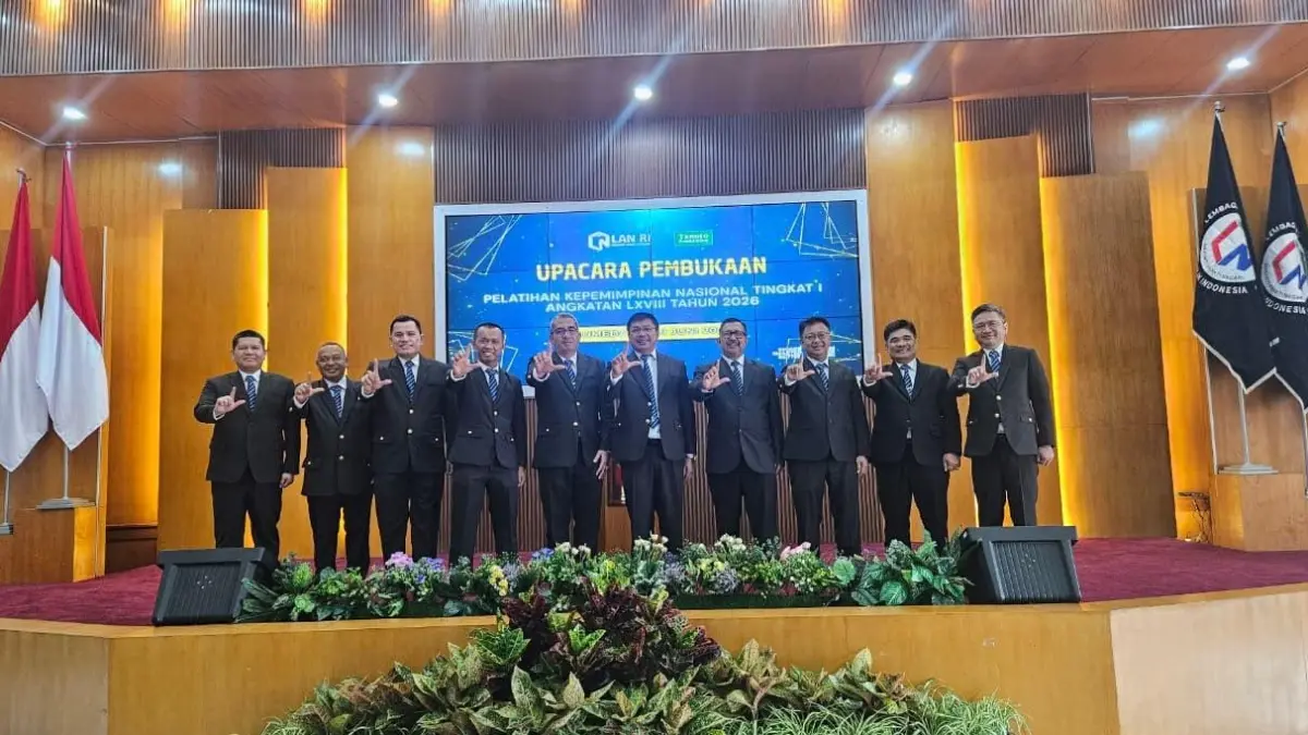 Kepala Kantor Wilayah Kementerian Hukum Kalimantan Barat, Jonny Pesta Simamora PKN Tingkat 1 Angkatan LXVIII di beberapa waktu lalu. (DOK KANWIL KEMENKUM KALBAR)