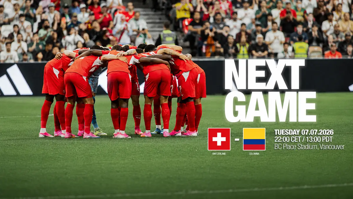 Swiss akan menghadapi Kolombia pada babak 16 besar Piala Dunia 2026. (IG@swissnatimen)