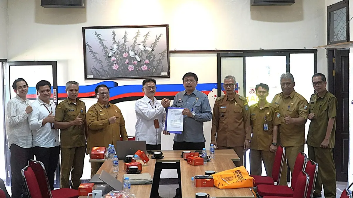 Kanwil Kemenkum Kalbar bersama BPKP Kalbar menggelar rapat penyelesaian persoalan aset tanah negara eks kebun binatang Kubu raya pada Selasa (7/7). (DOK KANWIL KEMEMENKUM KALBAR)