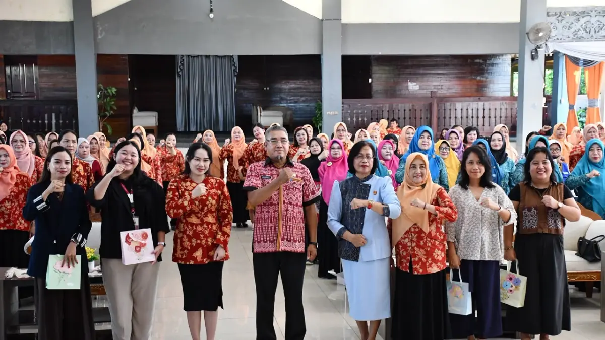 PENGUAT : Dharma Wanita Persatuan Kabupaten Sintang siap menjadi bagian dari penguat ketahanan ekonomi keluarga.(RISKA / PONTIANAK POST)