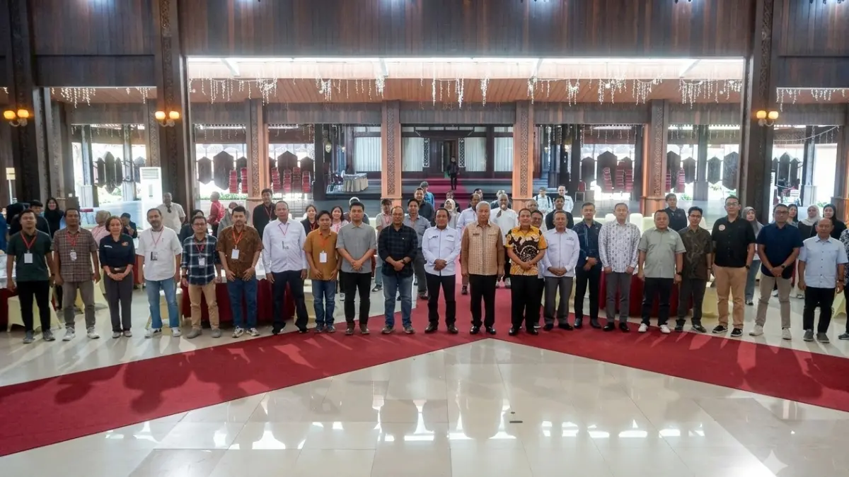 AMSI Kalbar menggelar UKJ 2026 yang diikuti sebanyak 23 jurnalis di wilayah tersebut di Pendopo Gubernur Kalimantan Barat, di Pontianak, Kamis (9/7). (ISTIMEWA)