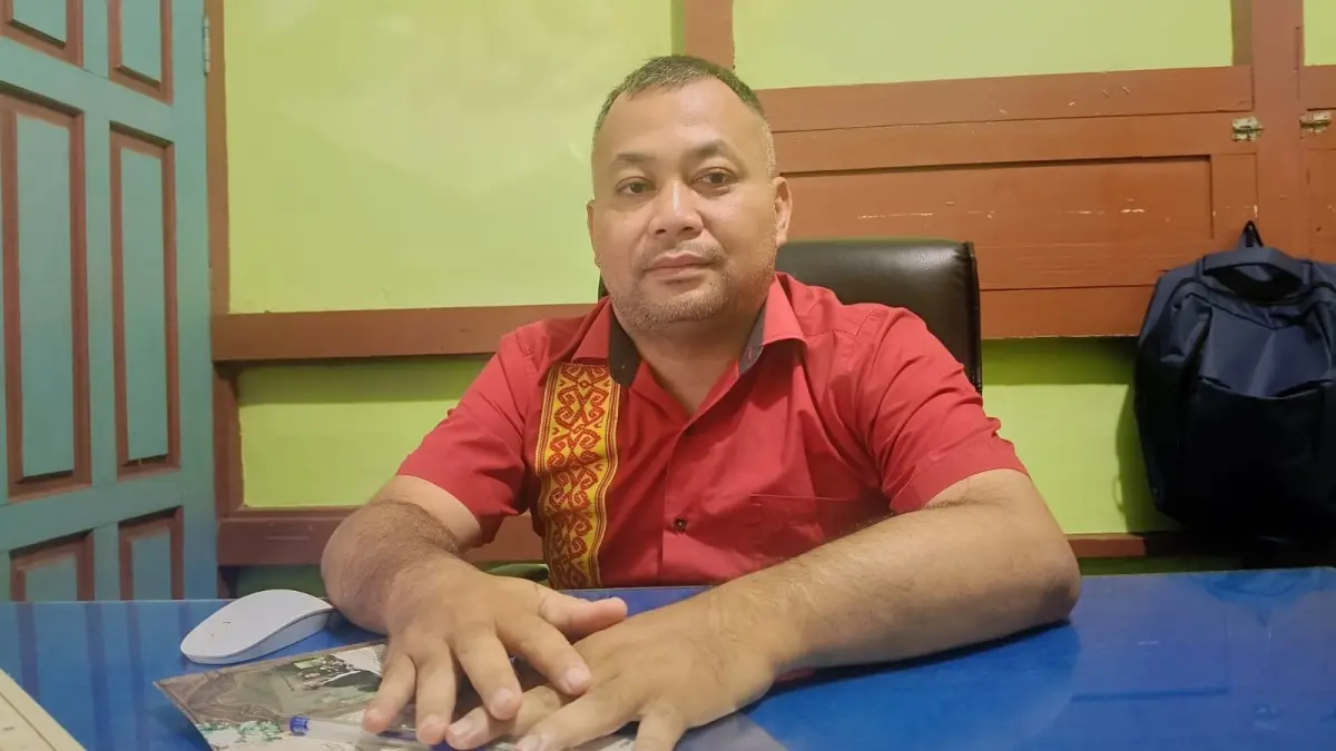 Kabid Pemberdayaan Masyarakat DPMD Kapuas Hulu, Gaudensius Boni. (TAUFIK/PONTIANAK POST)