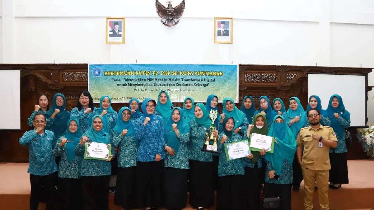 Kader PKK Kota Pontianak yang terus berinovasi dan bertumbuh. (ISTIMEWA)