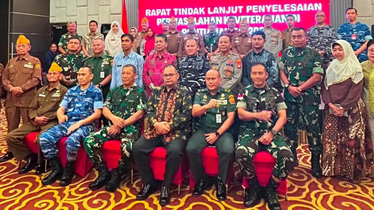 Sinergi lintas instansi dalam pemenuhan hak-hak veteran. (ISTIMEWA)