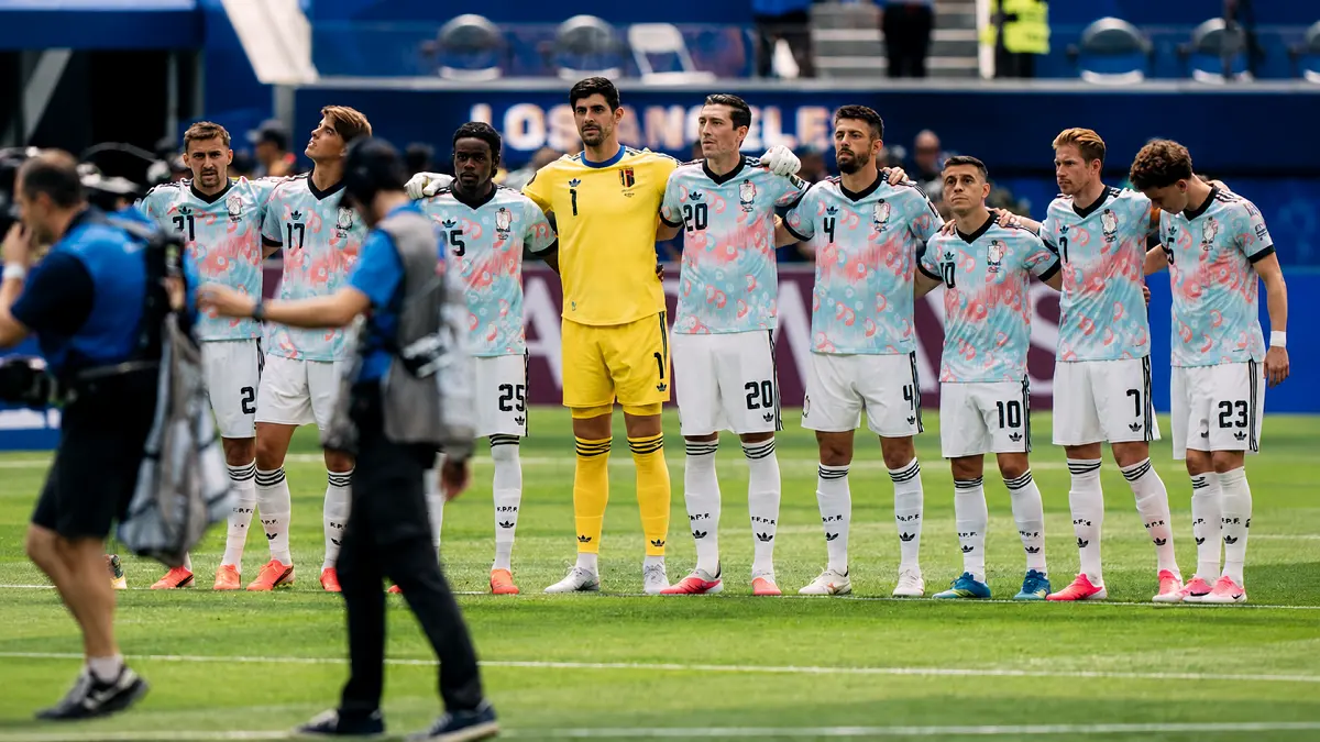 Belgia kalah 1-2 dari Spanyol pada perempat final Piala Dunia 2026 di SoFi Stadium, Inglewood, California, Sabtu (11/7) WIB. (IG@belgianreddevils)