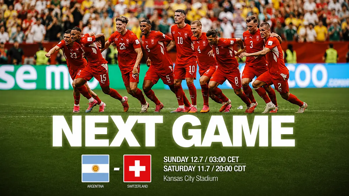 Swiss yakin bisa mengejutkan Argentina pada perempat final Piala Dunia 2026. (IG@swissnatimen)