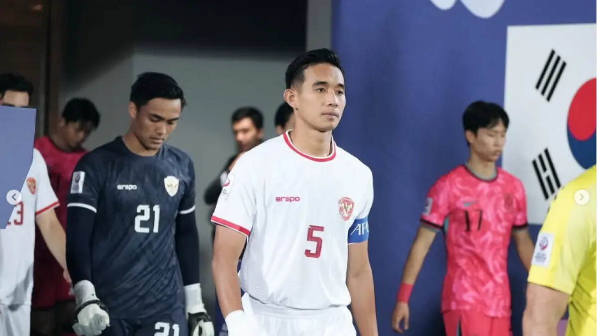 Bek Timnas Indonesia Rizky Ridho mengikuti pemusatan latihan jelang Piala AFF 2026 dan optimistis Skuad Garuda mampu bersaing di Grup A. (IG @rizkyridhoramadhani)