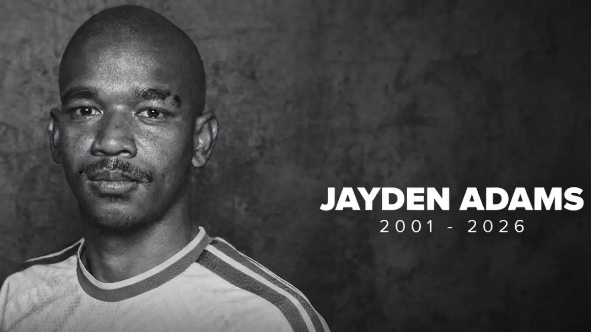 Jayden Adams pemain Afrika Selatan meninggal dunia usai tampil di Piala Dunia 2026.
