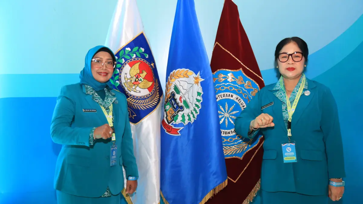 Puncak Peringatan Hari Kesatuan Gerak (HKG) PKK ke-54 Tahun 2026 yang berlangsung di Sandeq Ballroom, Hotel Claro Makassar, Sulawesi Selatan, Sabtu (11/7/2026). (Adpim Pemprov Kalbar)