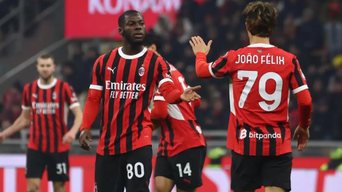 Yunus Musah menjalani evaluasi Ruben Amorim di AC Milan di tengah ketertarikan Leeds United dan West Ham United. (IG@yunus.musah8)