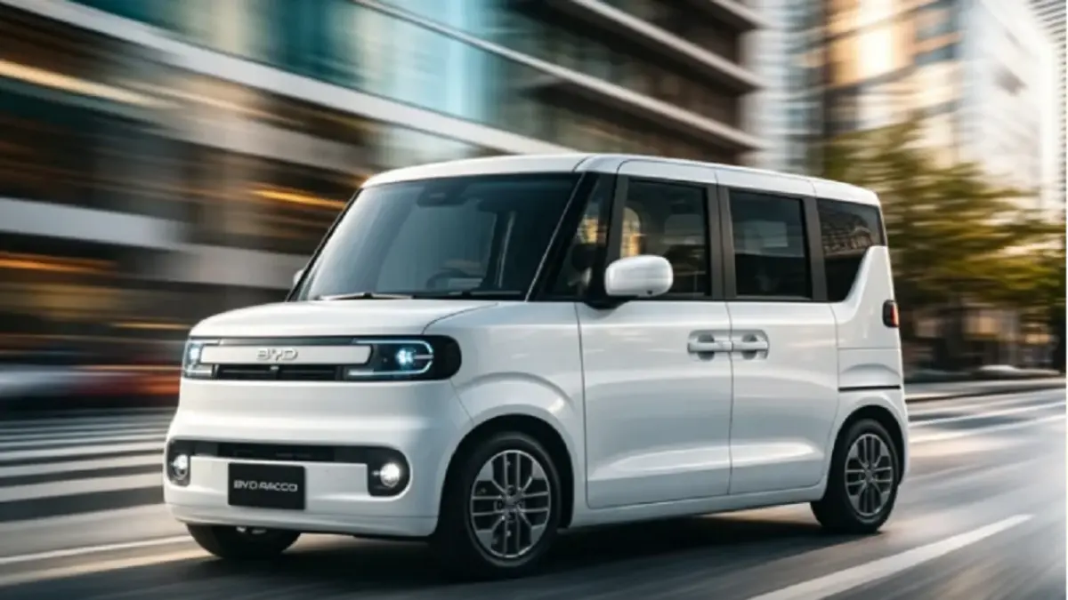 BYD Racco akan menjadi mobil listrik mungil pertama BYD yang dipasarkan di segmen kei car Jepang. (BYD)
