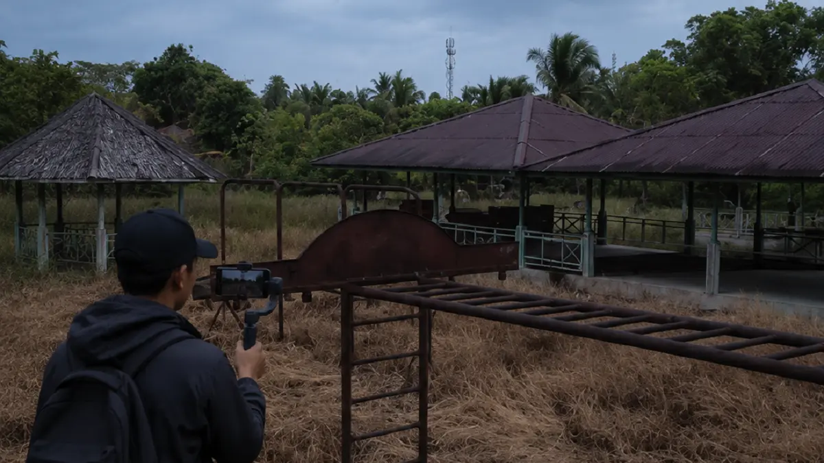 Ilustrasi lokasi wisata Tebiar bekas tempat liburan favorirt keluarga di Kubu Raya 
