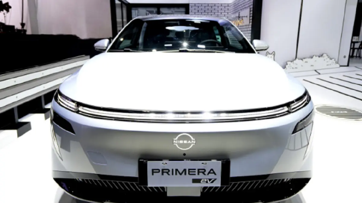 Nissan Primera EV diperkenalkan sebagai sedan listrik baru yang berbasis Nissan N7 hasil pengembangan di China. (CARSCOOPS)