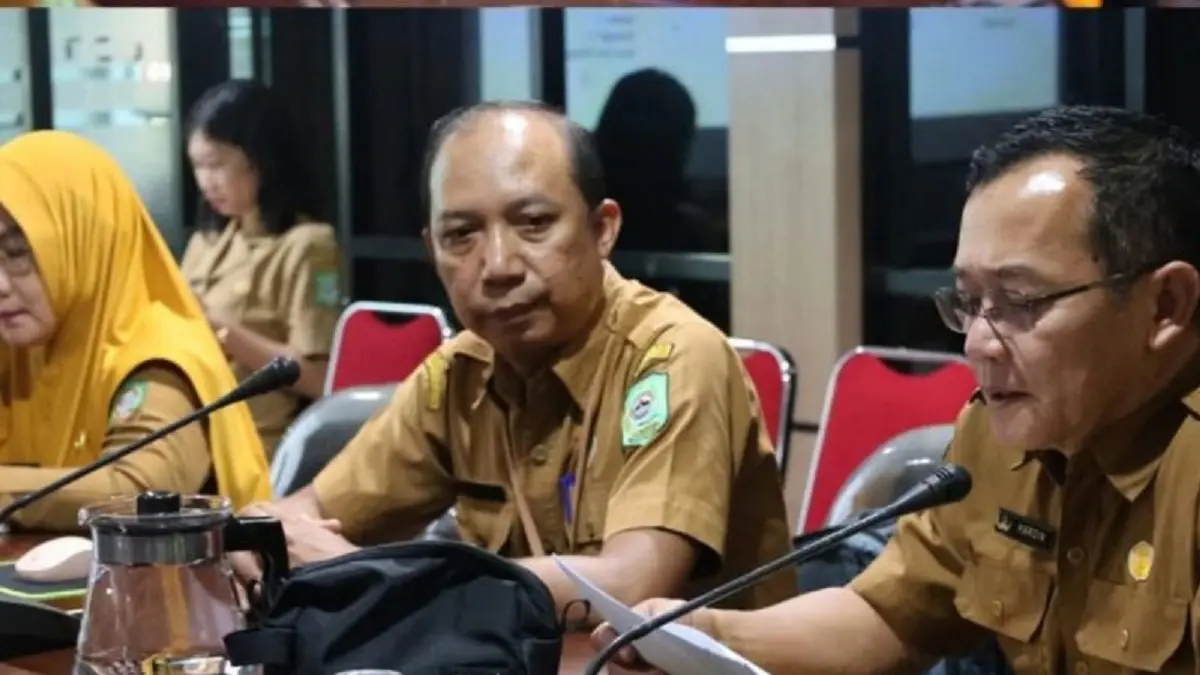 Paparan Action Plan Percepatan Penurunan Stunting oleh Dinas Kesehatan dan Keluarga Berencana Kota Singkawang, Senin (13/7. (ANTARA/Narwati)