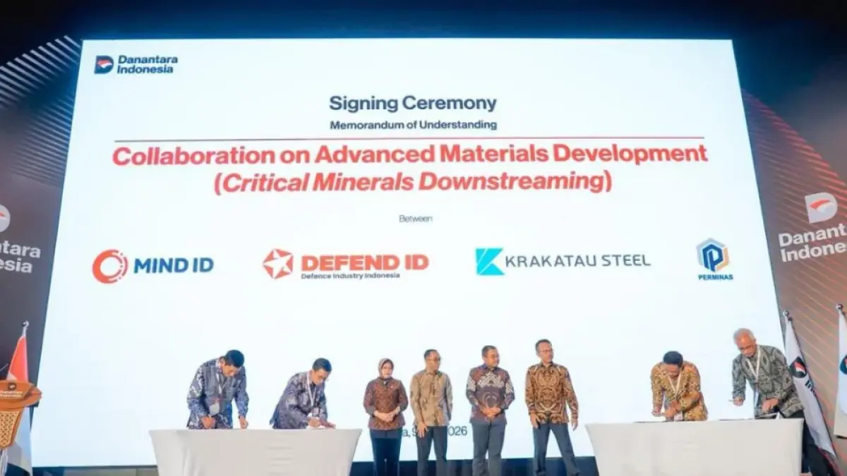 Danantara menggelar Advanced Materials Industry Dialogue: From Minerals to Manufacturing yang membahas hilirisasi mineral dan penguatan rantai pasok industri Indonesia di Wisma Danantara, Jakarta, Jumat (10/7/2026). ANTARA/HO-Danantara.