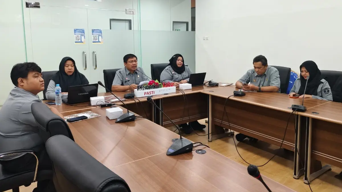Kanwil Kemenkum Kalbar menggelar rapat harmonisasi Raperwali Singkawang tentang tarif pelauanan BLUD pada UPT Puskesmas, Senin (13/7). (DOK KANWIL KEMENKUM KALBAR)