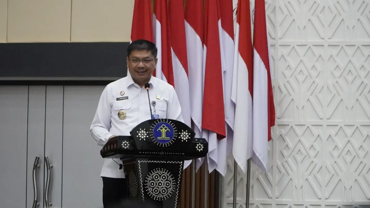 Kanwil Kemenkum Kalbar menggelar sosialisasi bertajuk "Layanan Apostille di Kalimantan Barat: Cepat, Mudah, dan Pasti untuk Dokumen Internasional" di Aula Soepomo Kanwil Kemenkum Kalbar, Rabu (15/7). (DOK KANWIL KEMENKUM KALBAR)