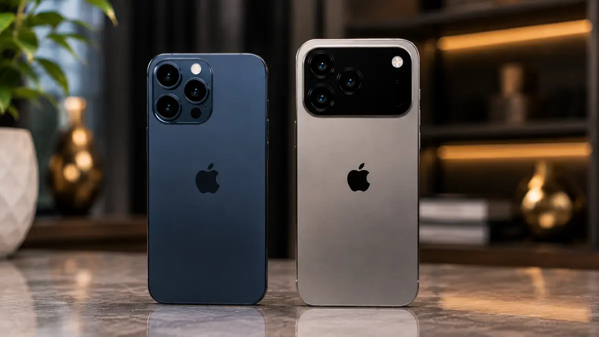 Render iPhone 18 Pro dan iPhone Ultra yang dikabarkan menjadi bagian dari gelombang produk baru Apple. (Ilustrasi)