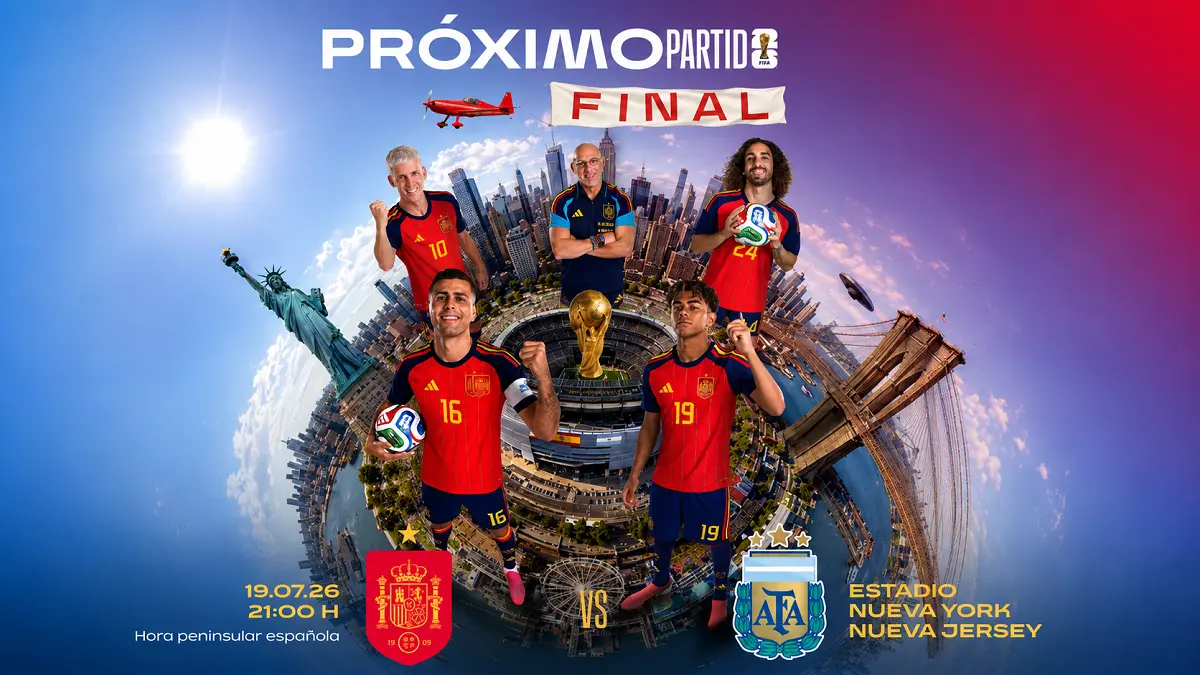 Spanyol datang ke final Piala Dunia 2026 melawan Argentina dengan modal statistik yang menguntungkan setelah kembali menyingkirkan Prancis di semifinal. (IG@sefutbol)