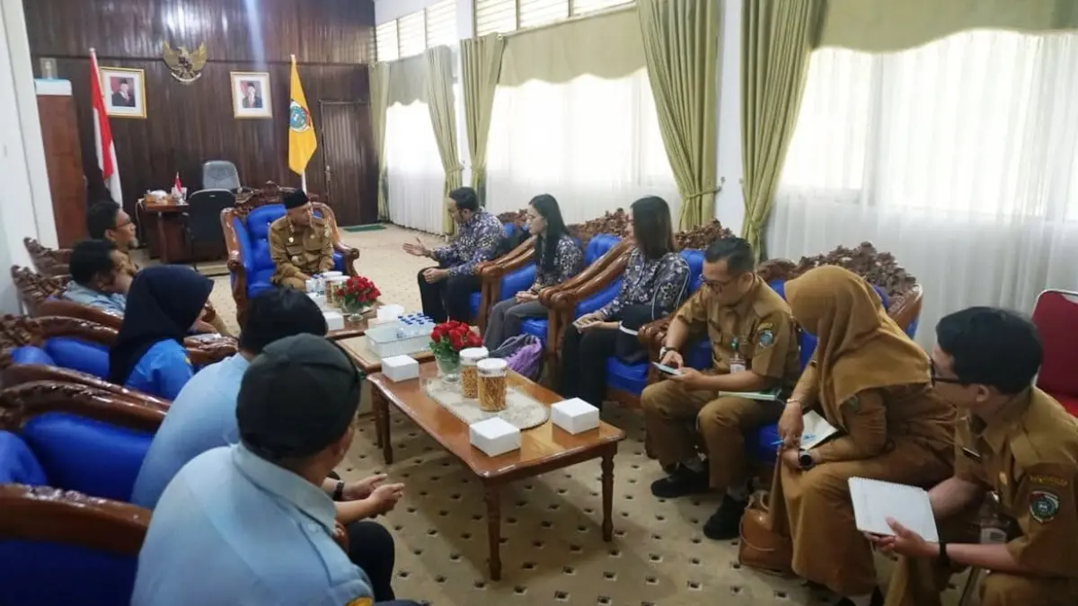 Wabup Mempawah, Juli Suryadi Burdadi menerima audiensi Tim BPKP.