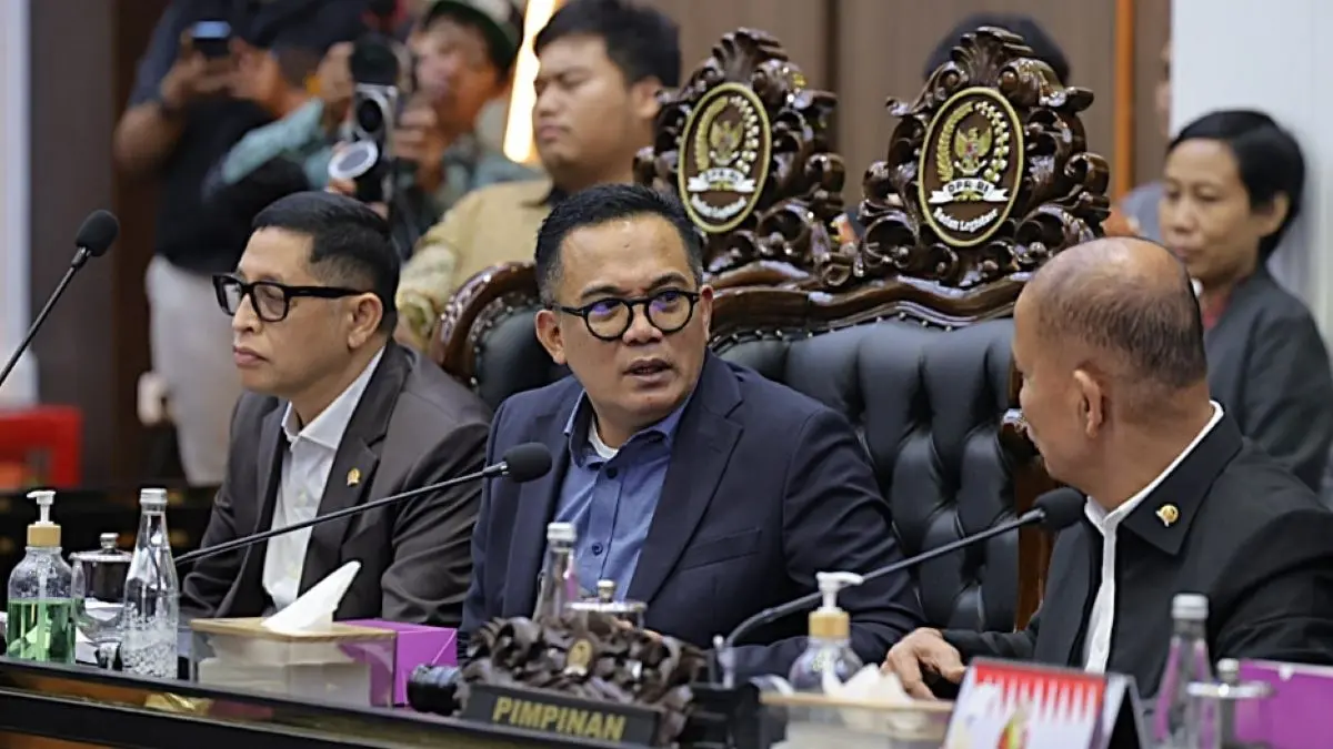 Wakil Ketua Badan Legislasi (Baleg) DPR RI, Iman Sukri dalam Rapat yang berlangsung di Nusantara I, DPR RI, Senayan, Jakarta, Rabu (15/7/2026). (DPR RI)