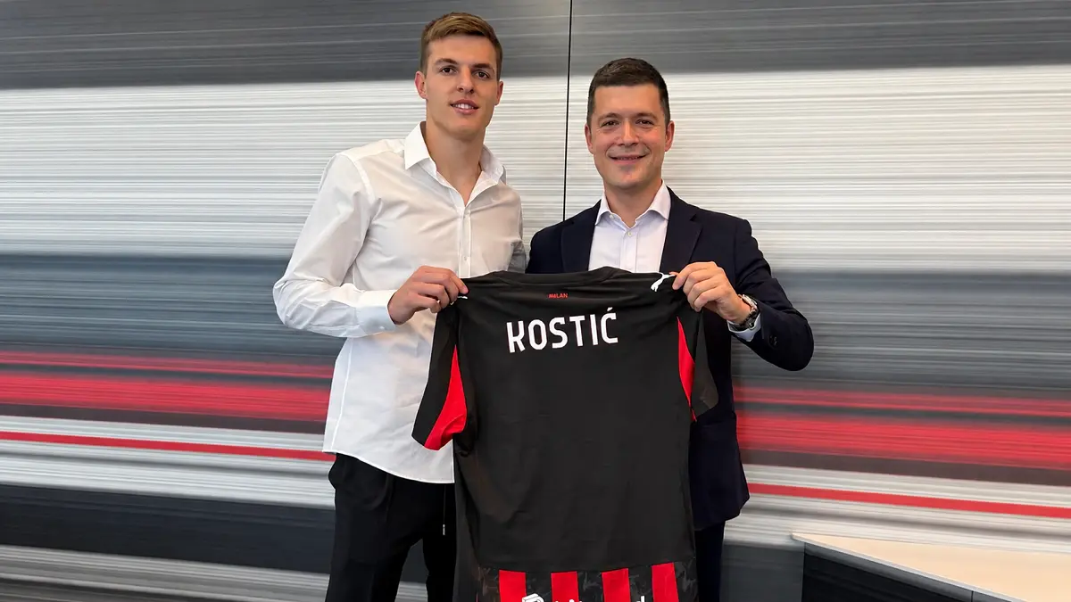 Andrej Kostic menjadi salah satu investasi jangka panjang AC Milan setelah tampil menjanjikan bersama Partizan Belgrade. (ist)