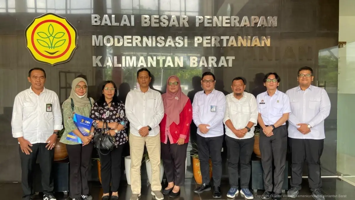 Kanwil Kemenkum Kalbar bersama DJKI dan BRMP menggelar Koordinasi Fasilitasi dan Konsultasi Inventarisasi KIK yang berlangsung di BRMP Provinsi Kalimantan Barat, Rabu (15/7). (DOK KANWIL KEMENKUM KALBAR)