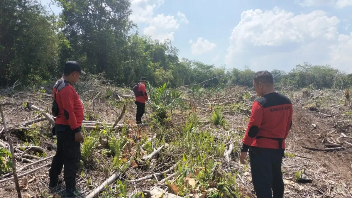 Brigade Daops Manggala Agni Kalimantan IX/Singkawang mengintensifkan Patroli Mandiri Pencegahan Karhutla secara maraton dari Selasa hingga Sabtu (14-18 Juli 2026). (ISTIMEWA)