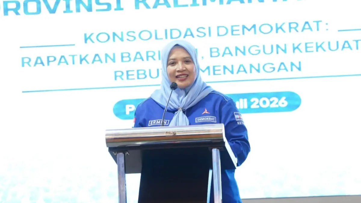 Ermin Elviani terpilih kembali secara aklamasi sebagai Ketua DPD Partai Demokrat Kalbar dalam Musyawarah Daerah (Musda) V. (ISTIMEWA)