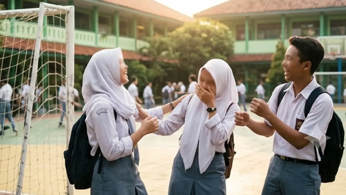 Ilustrasi pelajar (AI)